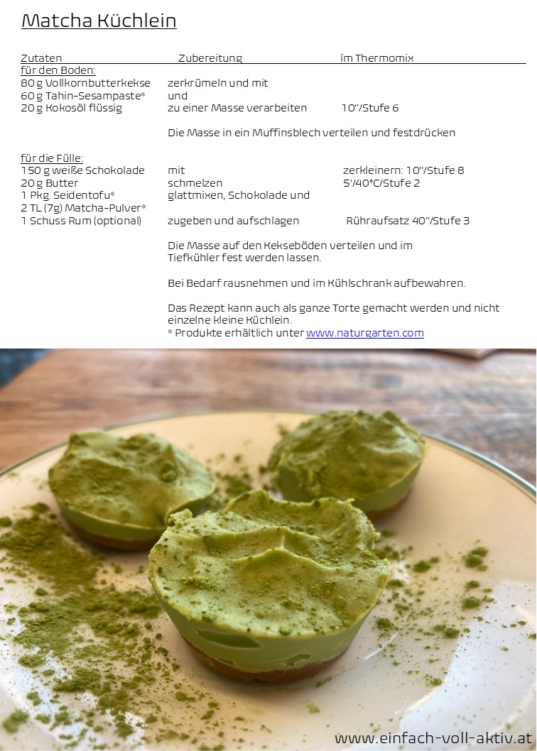 Matcha Küchlein